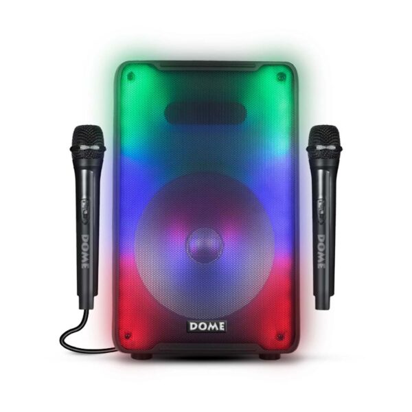 רמקול נייד "1200W 8 עם 2 מיקרופונים