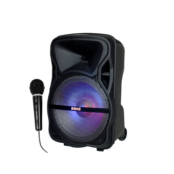 בידורית קריוקי ניידת 1000W עם מיקרופון אלחוטי לחווית סאונד מדהימה