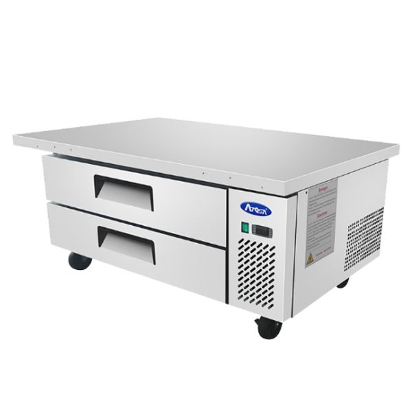 מקרר דלפקי נמוך 2 מגירות רחבות 132 ס"מ גובה 52 ס"מ עומק 81.5 ס"מ עומק