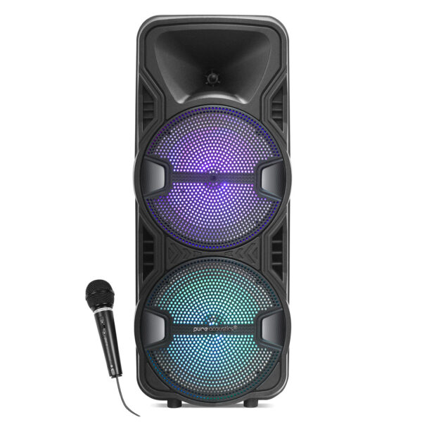 רמקול נייד 1500W עם מיקרופון חוטי