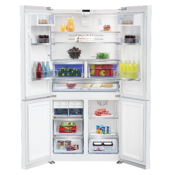 מקרר זכוכית לבנה Beko GN1406222GW - קיבולת מרשימה של 572 ליטר – תמונה 7