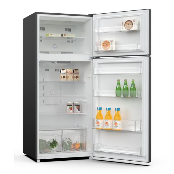 מקרר KING 413 ליטר זכוכית שחורה עם מקפיא 91 ליטר No Frost – תמונה 3