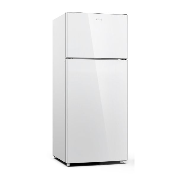 מקרר KING KDD-500FFGW זכוכית לבנה - קיבולת כוללת 413 ליטר עם קירור No Frost