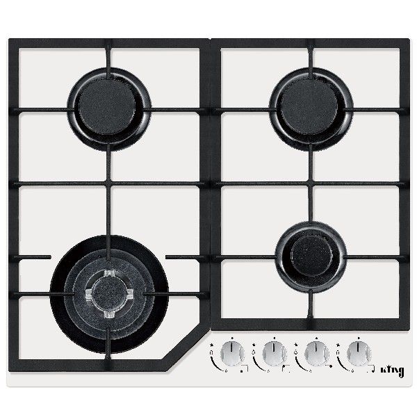 כיריים גז King KGH7601GW עם 4 להבות ומערכת נטרול גז