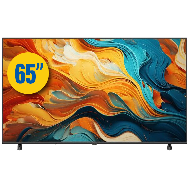 טלוויזיה חכמה "65 4K עם Google TV - דגם Haier H65K85FUX - רזולוציית 3840x2160