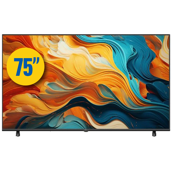 טלוויזיה חכמה "72 עם רזולוציית 4K ומערכת Google TV דגם Haier H75K85FUX