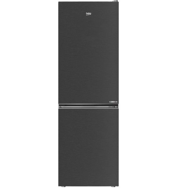 מקרר BEKO RCNE365XBR עם מקפיא תחתון וקיבולת 316 ליטר, נירוסטה מושחרת