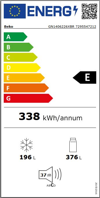 מקרר 4 דלתות 572 ליטר גימור נירוסטה מושחרת דגם GN1406226XBR – תמונה 7