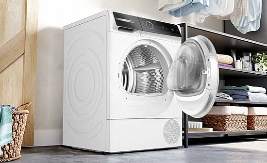 מייבש כביסה 9 קילו WQB246CNBY BOSCH בוש HEAT PUMP משאבת חום לביצועים יעילים וחיסכון באנרגיה | SERIES 8 דגם 2025 – תמונה 3