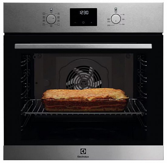 תנור אפיה בנוי 60 ס"מ נירוסטה ELECTROLUX אלקטרולוקס 72 ליטר EOF3F50TX | סדרה 600 דגם 2025!