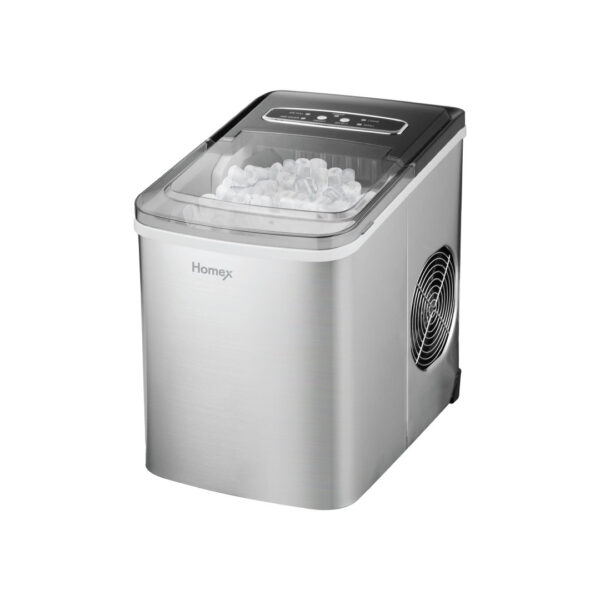 מכונת קרח יוקרתית בגימור נירוסטה בנפח 2.2 ליטר