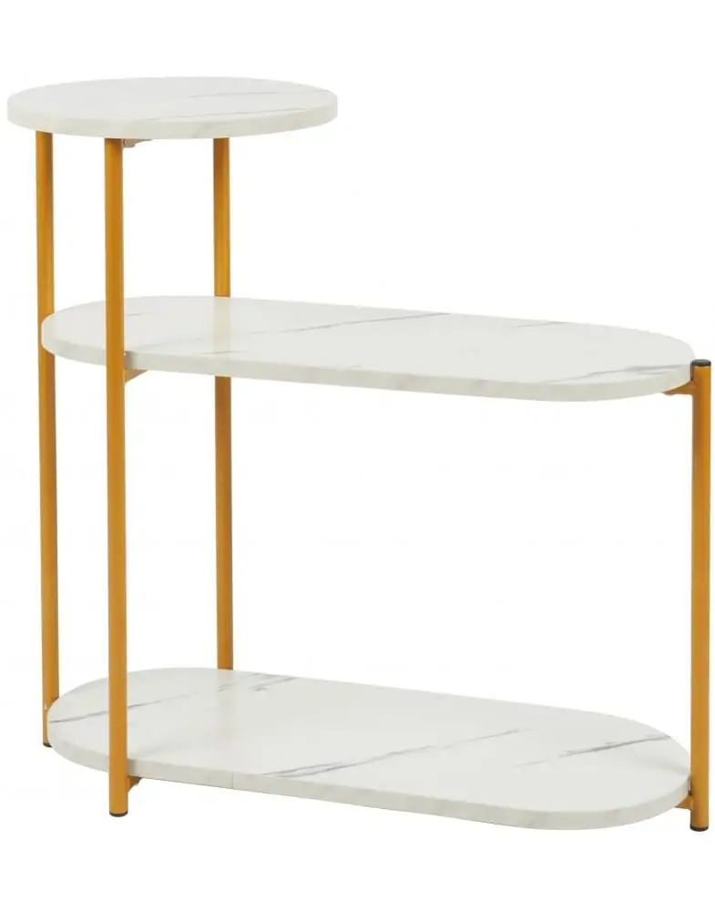 שולחן סלון סגלגל Panda - שוק הריהוט