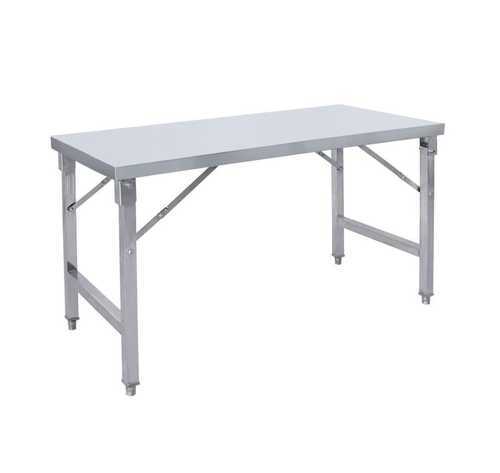 שולחן נירוסטה בוצ'ר מתקפל 120 ס"מ