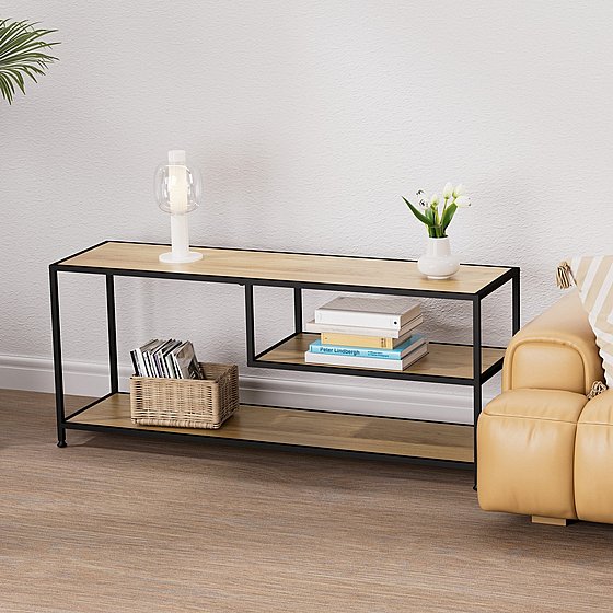 מזנון מודרני רוחב 120 ס"מ דגם דולב DOLEV בגוון עץ טבעי מבית סטאר שופ STAR SHOP