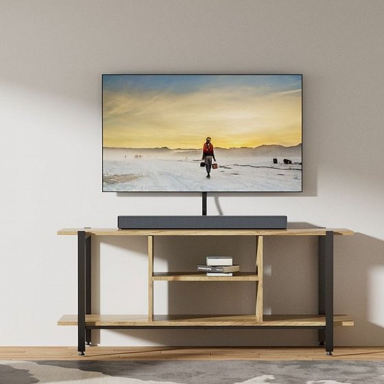 מזנון מודרני רוחב 120 ס"מ דגם יובל YUVAL בגוון עץ טבעי מבית סטאר שופ STAR SHOP