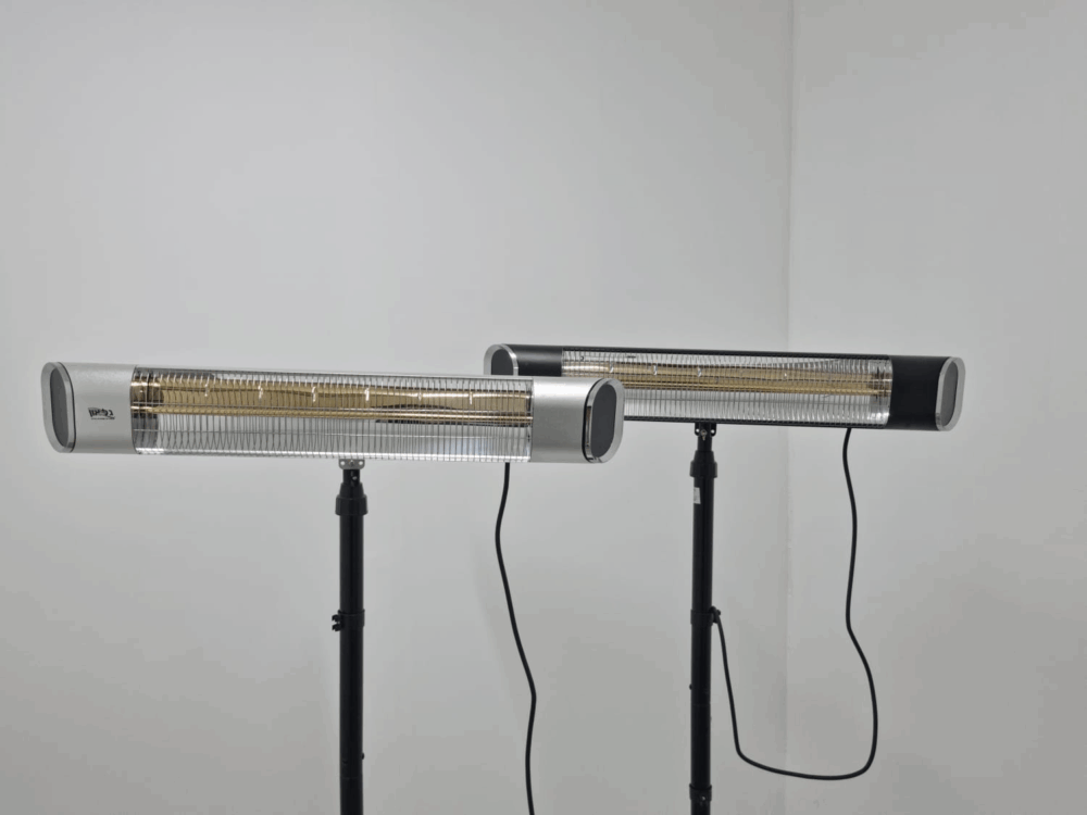 GL2000 PATIO תנור חימום אינפרא אדום- שחור/כסוף