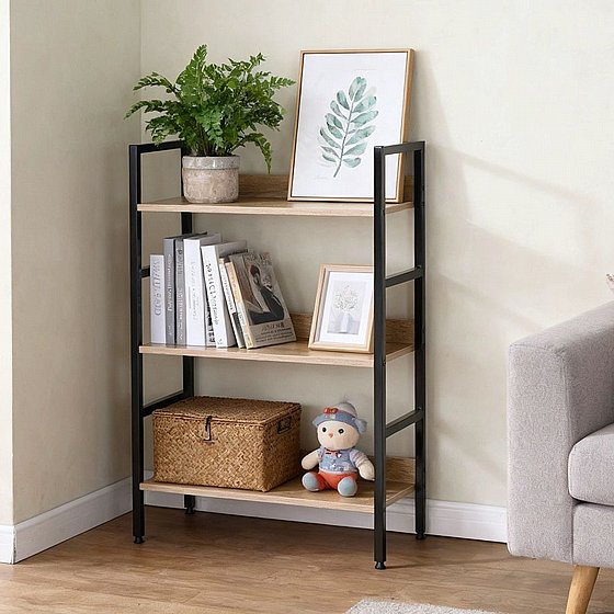 כוננית שידת 3 מדפים רחבה דגם אסיף ASIF מבית סטאר שופ STAR SHOP