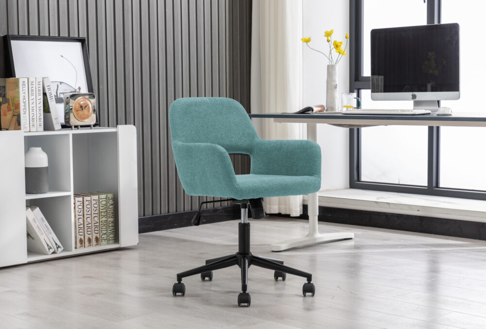 Xaden - כיסא משרדי מרופד עם התאמת גובה מתכווננת 10 ס"מ. - מבית HOMAX