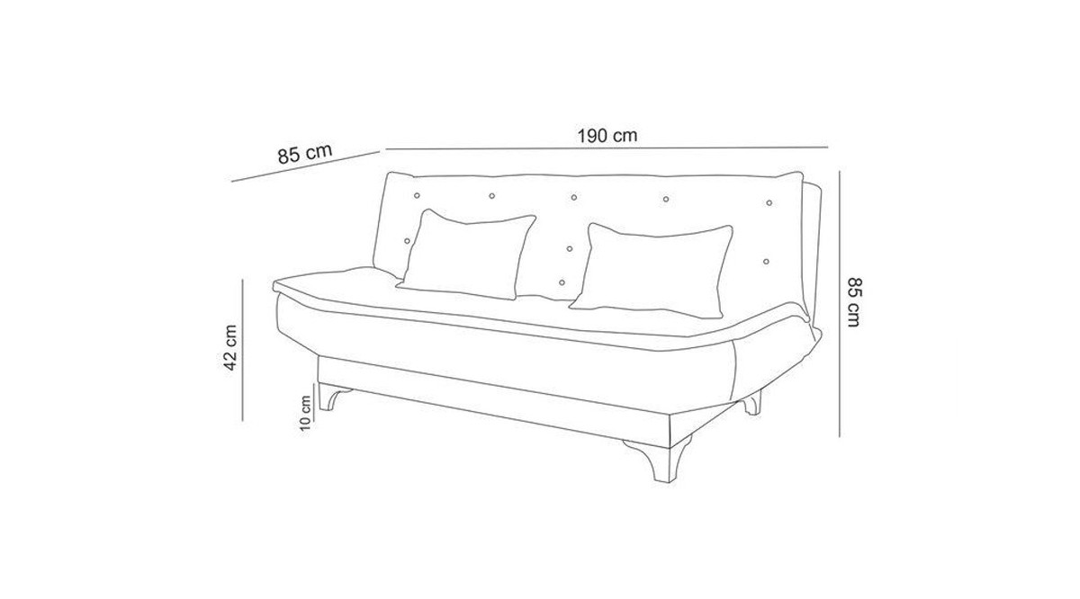 כורסא נפתחת מעוצבת ורודה עם ריפוד נעים מידות מיטה: 110 * 75 ס"מ - מבית HOMAX – תמונה 6