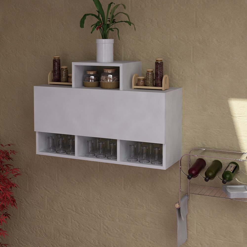 ארונית מטבח תלויה קולין DE2664 - מושלמת לאחסון רב, גובה 61 ס"מ - מבית HOMAX