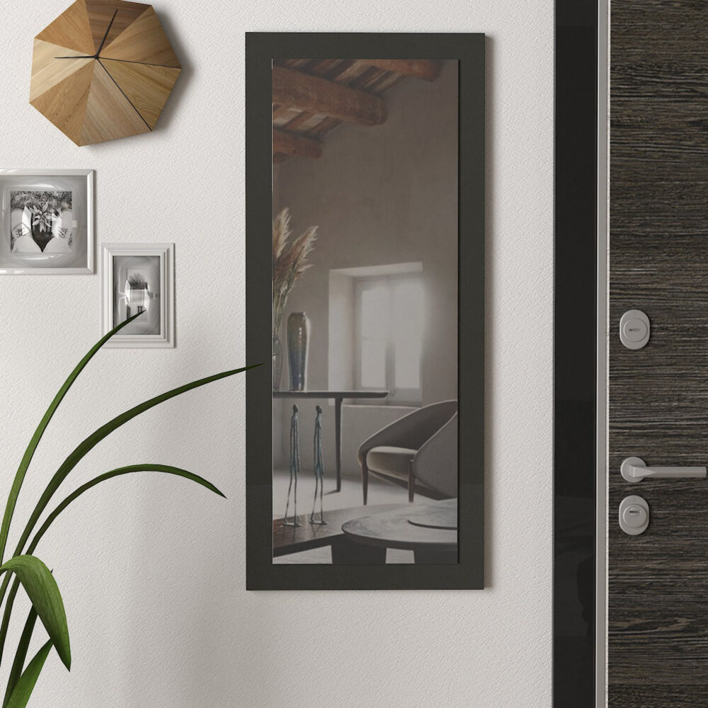 מראת גוף בעיצוב מודרני עם מסגרת עבה - אלניס DE0101, גובה 105 ס"מ - מבית HOMAX