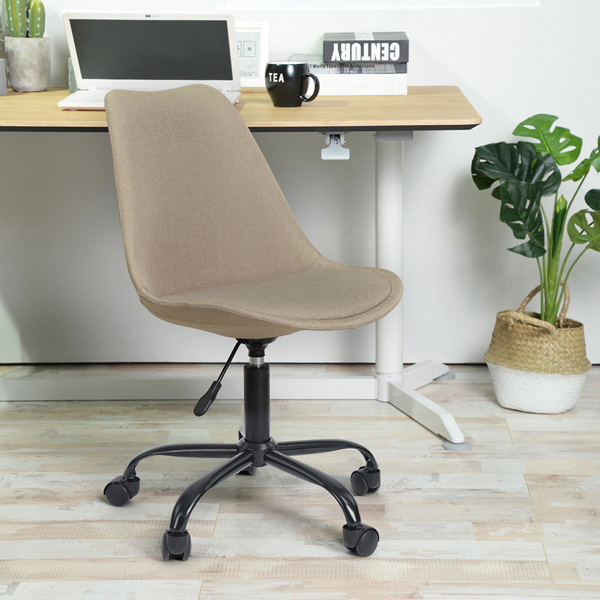 כיסא HIGOS מרופד עם בוכנה פנאומטית 10 ס"מ - מושלם לבית ולמשרד - מבית HOMAX