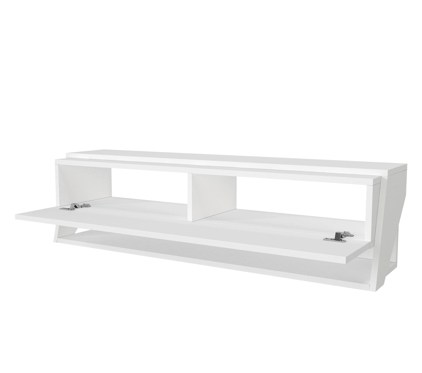 מזנון טלוויזיה צף ליטוס DE2569, קלאפה גדולה, אחסון רב, עיצוב מודרני - מבית HOMAX – תמונה 7