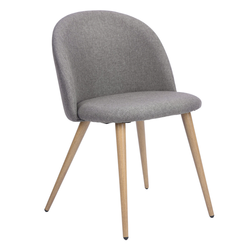 כיסא זומבה מעוצב עם מושב מרופד קטיפה נעים למגע, גובה כולל 77 ס"מ - מבית HOMAX