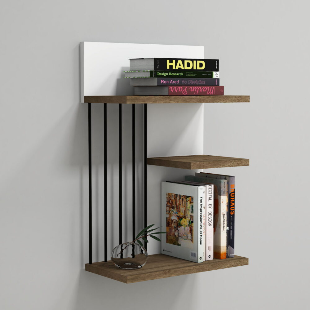 מדף תליה Nezma ב-18 מ"מ מלמין בגודל 60 ס"מ על 40 ס"מ - מבית HOMAX