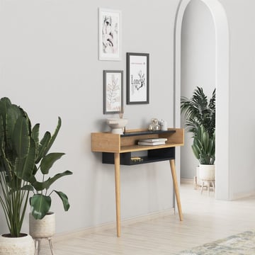 קונסולת קיר עם מדפים בעובי 18 מ"מ מלמין יצוק - מבית HOMAX