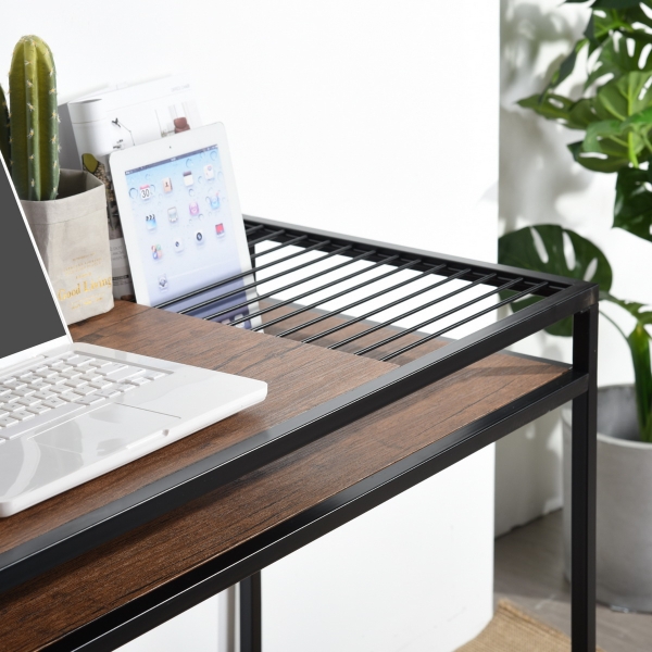 שולחן מחשב עם פלטה בגודל 110 ס"מ x 47 ס"מ לעבודה מרבית - מבית HOMAX – תמונה 5