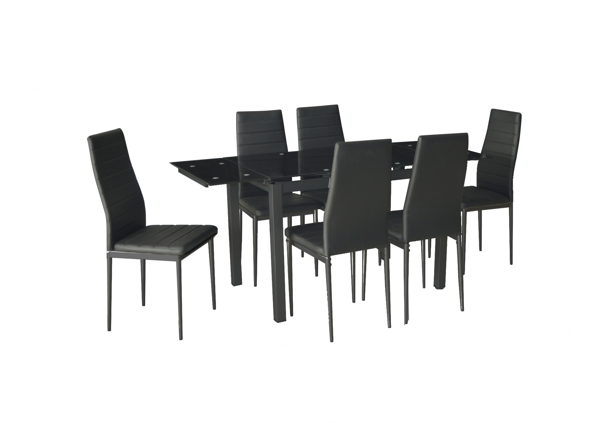 שולחן אוכל נפתח טורינו - עיצוב מודרני עם זכוכית מחוסמת 8 מ"מ - מבית HOMAX – תמונה 3