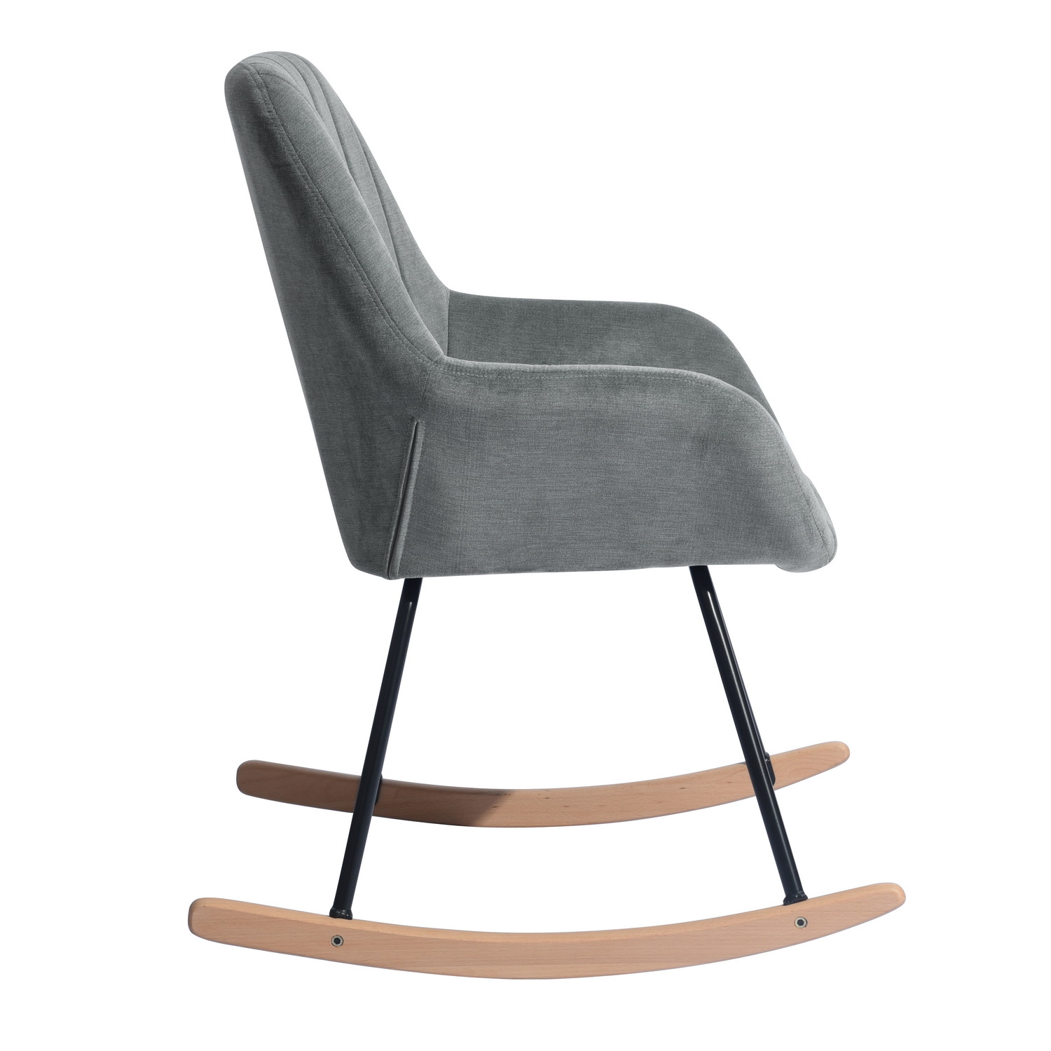 כורסת נדנדה מודרנית עם בסיס עץ מלא, שלשה צבעים לבחירה - מבית HOMAX – תמונה 8