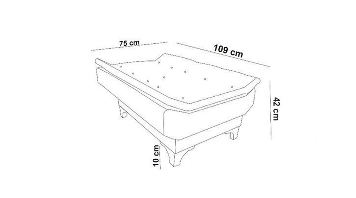 כורסא מעוצבת נפתחת צבע ירוק ים עם מילוי ספוג איכותי - מבית HOMAX – תמונה 6