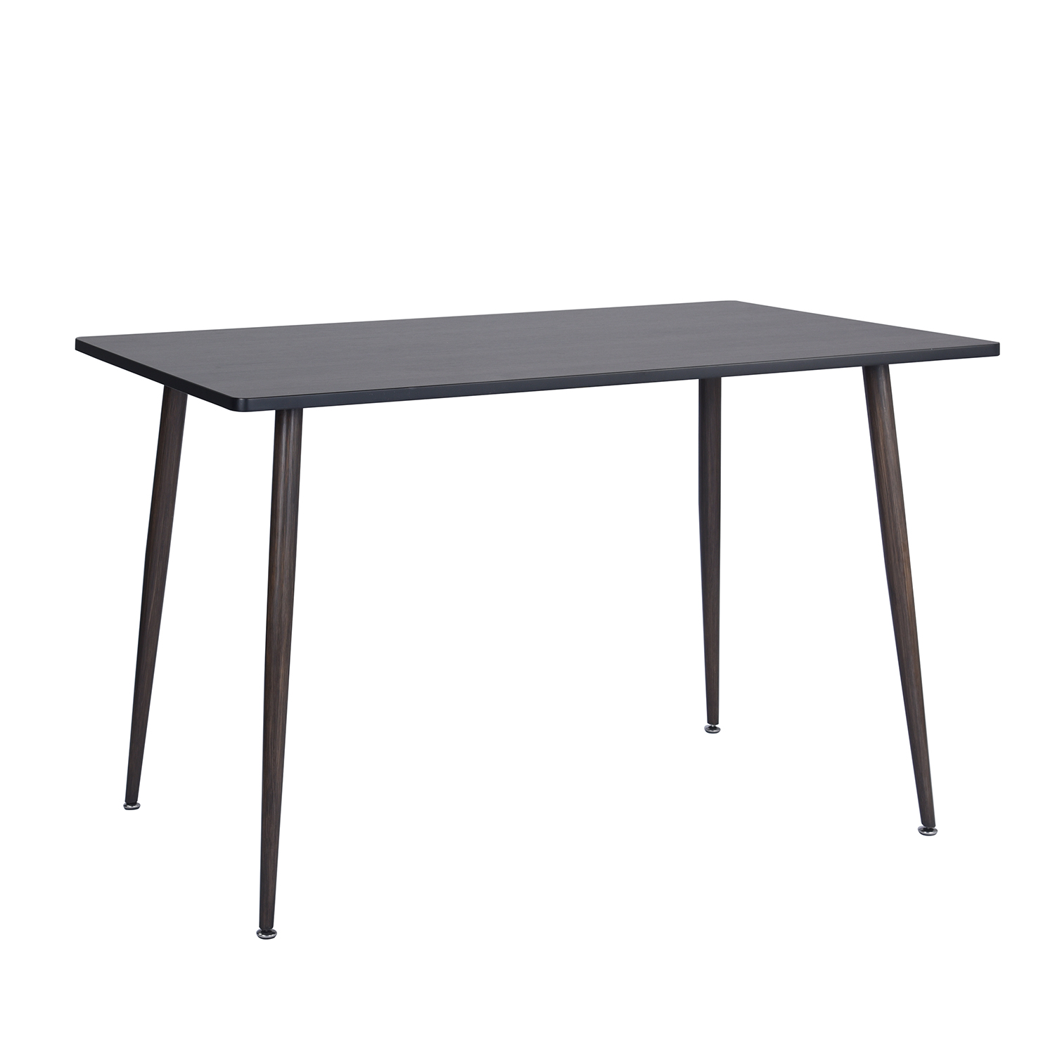 שולחן אוכל/עבודה קלאסי ומרשים, אורכו 120 ס"מ, עיצוב אגוז כהה - מבית HOMAX – תמונה 3