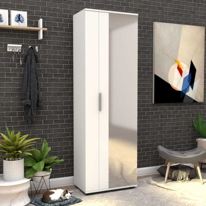 ארון מראה עם 10 מדפים דגם ריצ'רד HC629 - עיצוב מרהיב וגובה 187 ס"מ! - מבית HOMAX