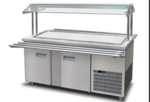 עגלת קירור נירוסטה משטח קירור שטוח