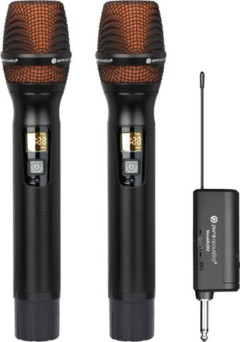 סט 2 מיקרופונים FHU אלחוטיים ניידים דגם VOCALAI202