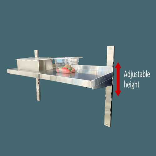 מדף נירוסטה חזק ועמיד נסליין 1000×400×600 מ"מ לאחסון רב - נסליין