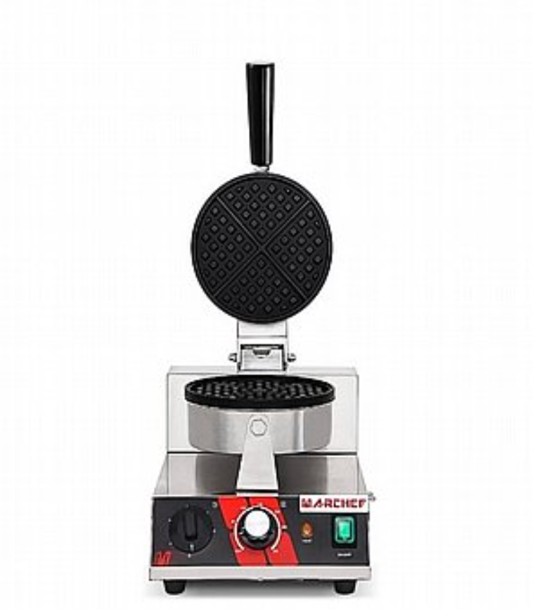 מכשיר וופל בלגי עגול מתהפך