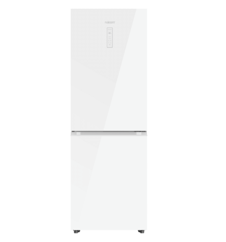 מקרר מקפיא תחתון פוגיקום 320 ליטר FJ-NF323WG זכוכית לבנה FUJICOM