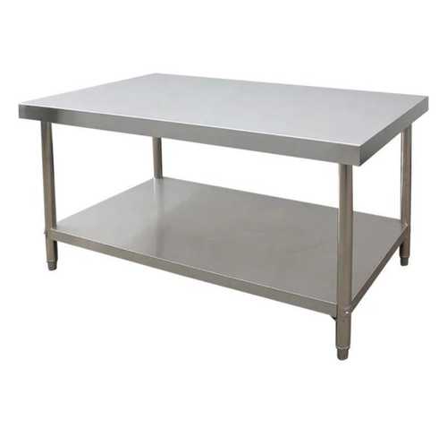 שולחן עבודה נירוסטה נסליין 1500X700X850 מ"מ - נוח וקומפקטי ללא קנט - נסליין