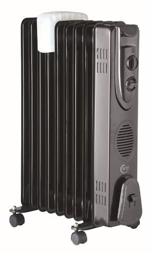 רדיאטור 9 צלעות זק"ש Sachs EF-09B + מתקן לחות צבע שחור