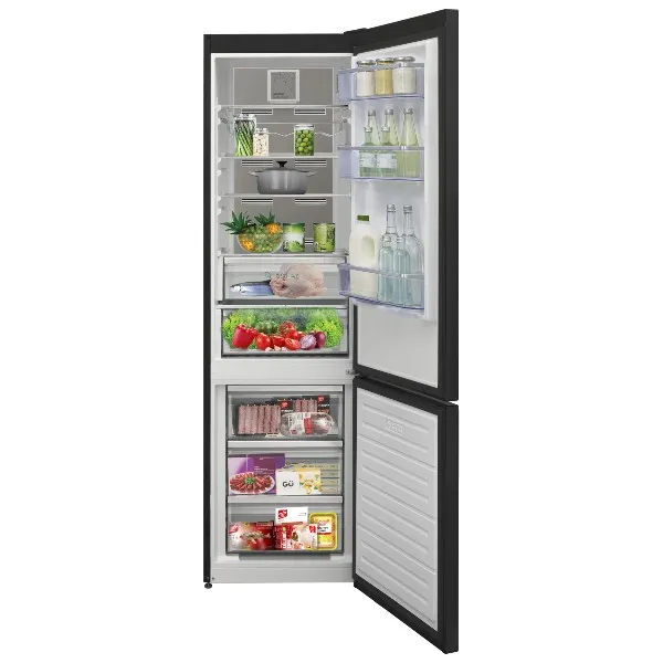 מקרר מקפיא תחתון 331 ליטר דגם FJ-NF839LDXE פוג'יקום FUJICOM נירוסטה שחורה – תמונה 3