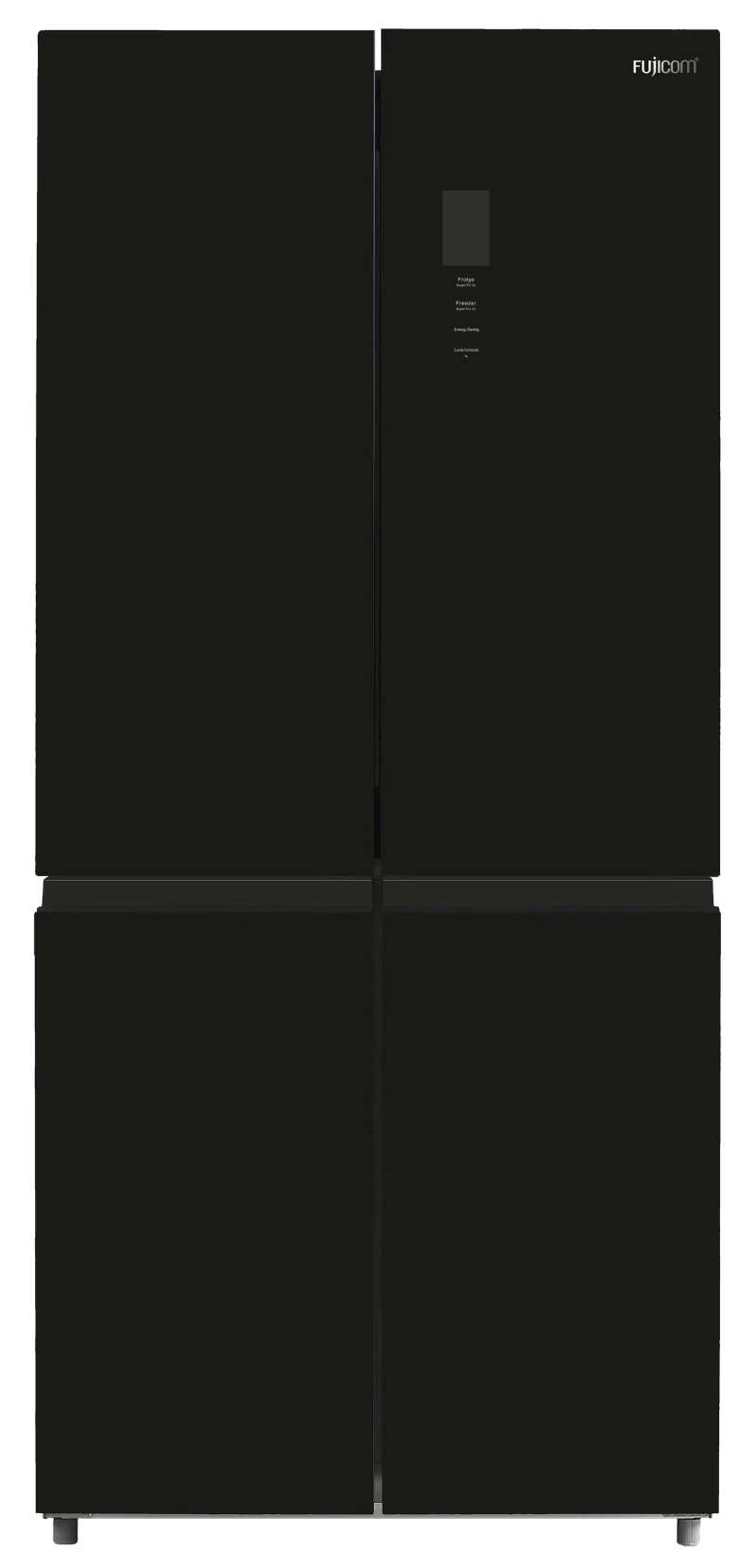 מקרר 4 דלתות 475 ליטר FJ-NF500BK שחור פוג’יקום FUJICOM