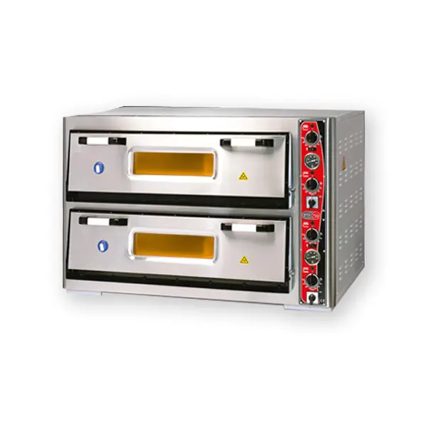תנור אבן לפיצה 2 תאים 4 טרמוסטטים פתח 92X62
