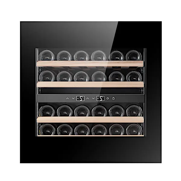 מקרר יין אינטגרלי עילי עד 24 בקבוקים שני אזורי קירור Touch-to-Open דגם SU-24PB – תמונה 3