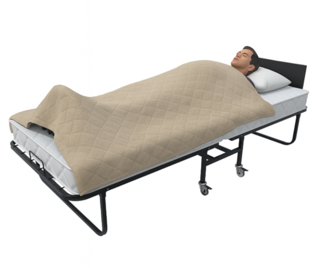 מיטה מתקפלת איכותית חזקה במיוחד מזרון 14 ס"מ דגם LUXURY - כולל כיסוי עם רוכסן