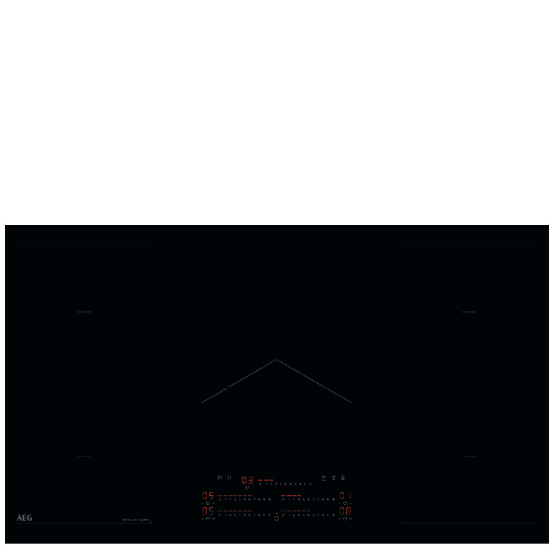 כיריים אינדוקציה 90 ס"מ AEG דגם NIK95N00FB עם עוצמה עד 3700 וואט