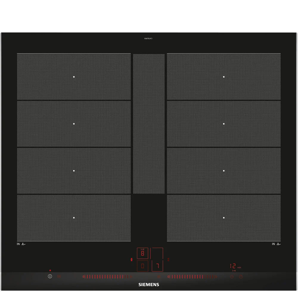 כיריים אינדוקציה Siemens EX675LYC1E עם אפשרות חימום מהיר powerBoost - 60 ס"מ